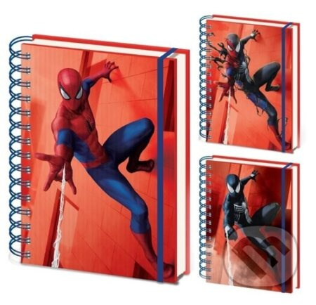 Spiderman lentikulární zápisník A5 se spirálou