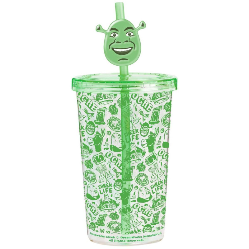 Shrek hrnek s brčkem -  Autor Neuveden