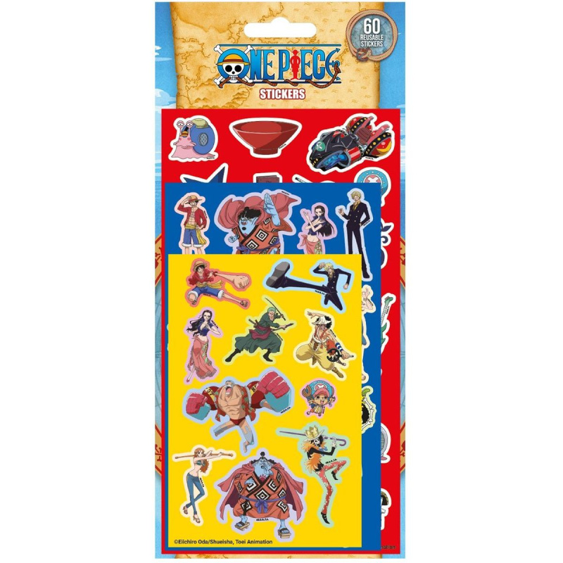 One Piece sada samolepek (60 ks)
