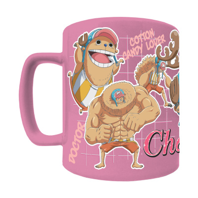 One Piece keramický hrnek s textilním návlekem Chopper