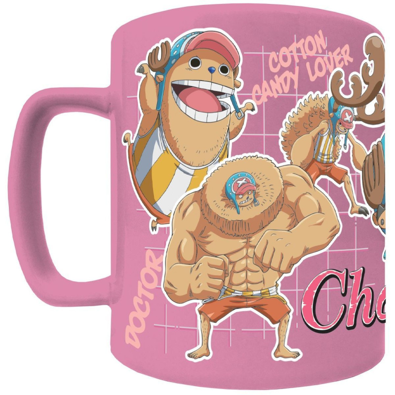 One Piece keramický hrnek s textilním návlekem Chopper