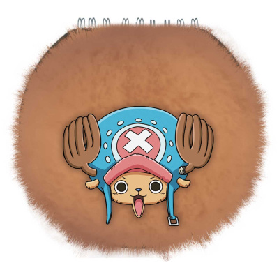 One Piece plyšový kulatý Chopper