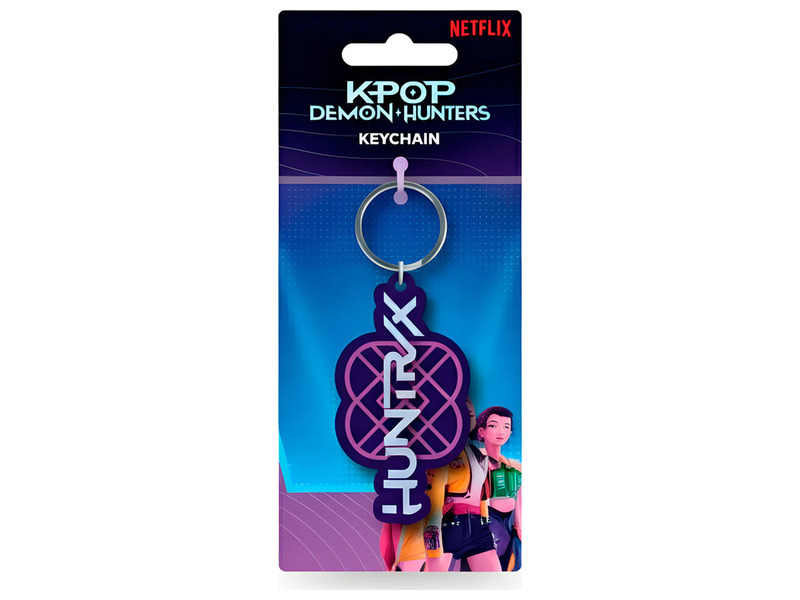 Gumová klíčenka Pyramid International K-pop Demon Hunters (logo Huntrix)