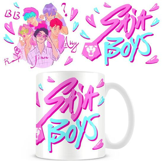 Euroswan Euroswan Keramický hrnek SAJA BOYS K POP DEMON HUNTERS 325 ml