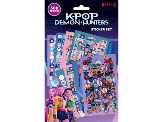 Set samolepiek 500 ks K-pop Demon Hunters