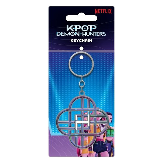 Kovová klíčenka K-pop Demon Hunters