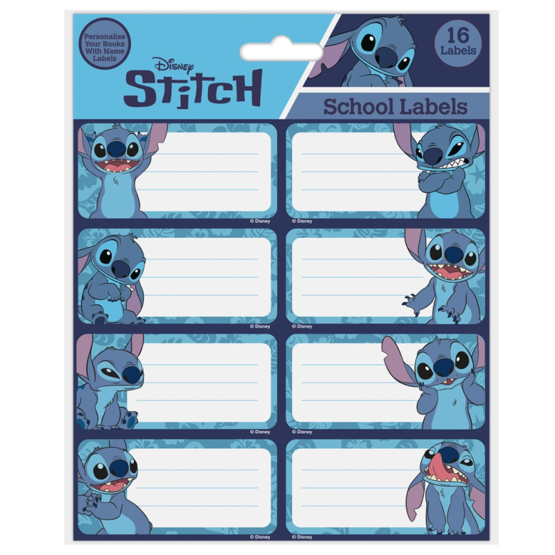 Lilo a Stitch jmenovky na sešity se Stitch