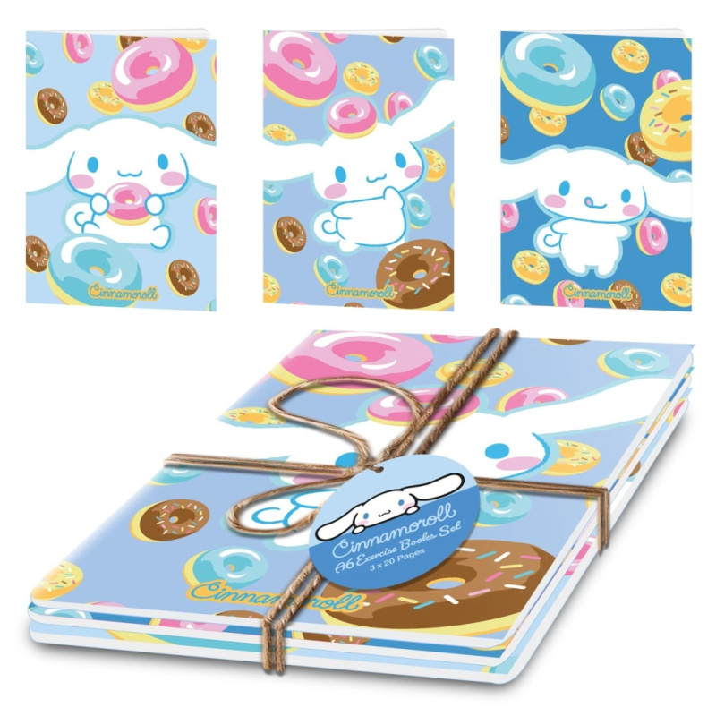 Cinnamoroll sada sešitů A5 (3 ks)