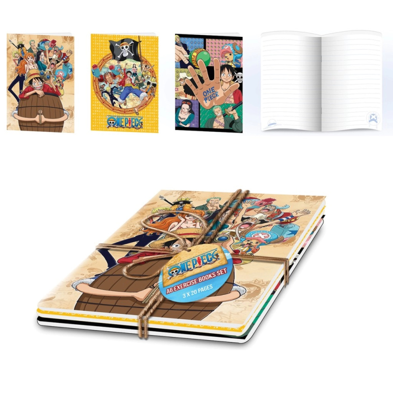 One Piece set sešitů A5 (3 ks)