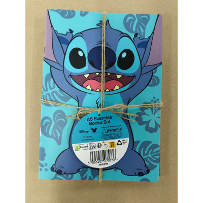 Lilo a Stitch sada sešitů A5 Stitch (3 ks)