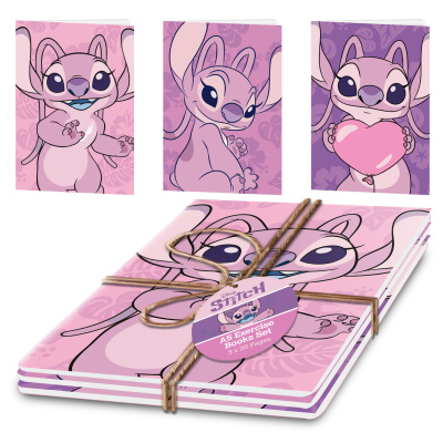 Lilo a Stitch set sešitů A5 Angel (3 ks)