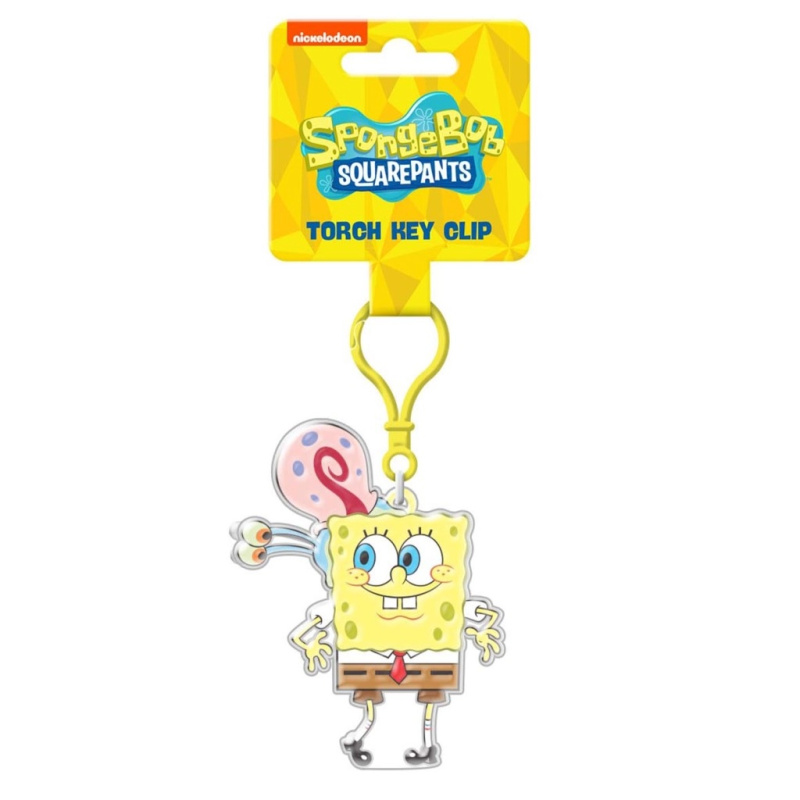 SpongeBob klíčenka se svítilnou