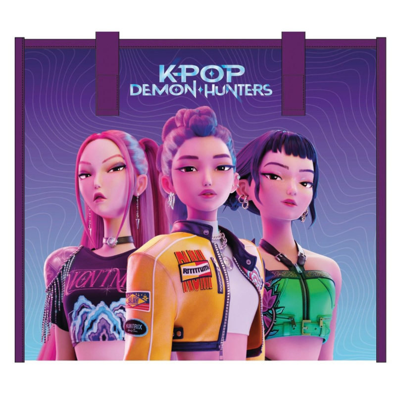K-pop Demon Hunters plážová taška