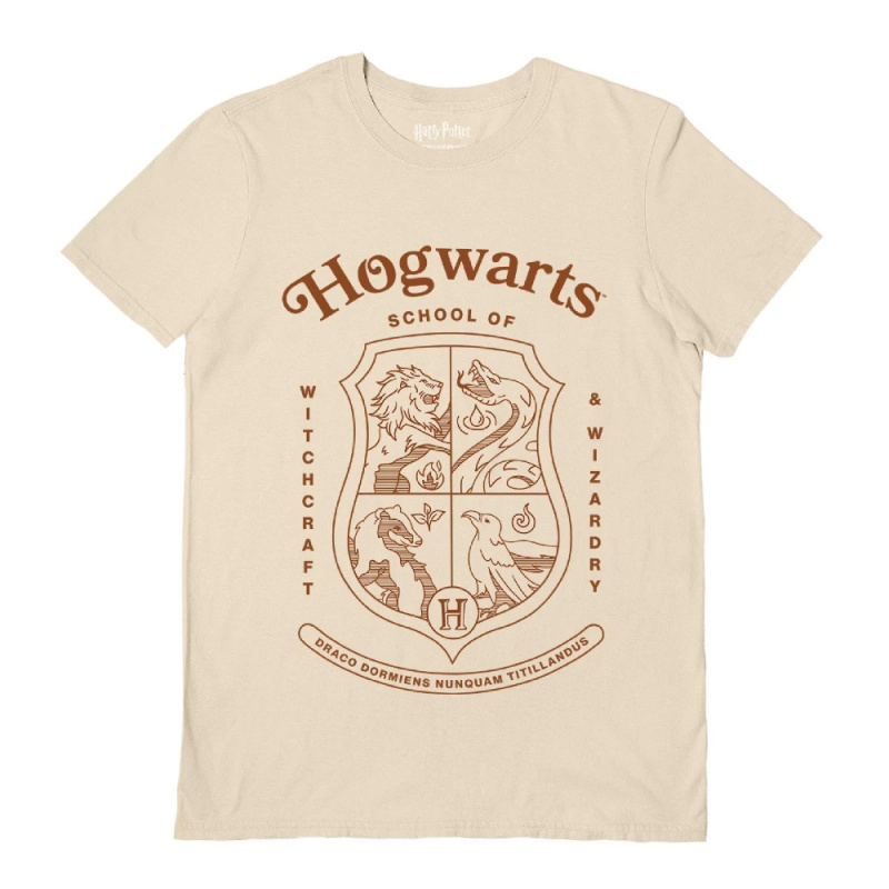 Tričko Harry Potter - Hogwarts Crest, velikost S