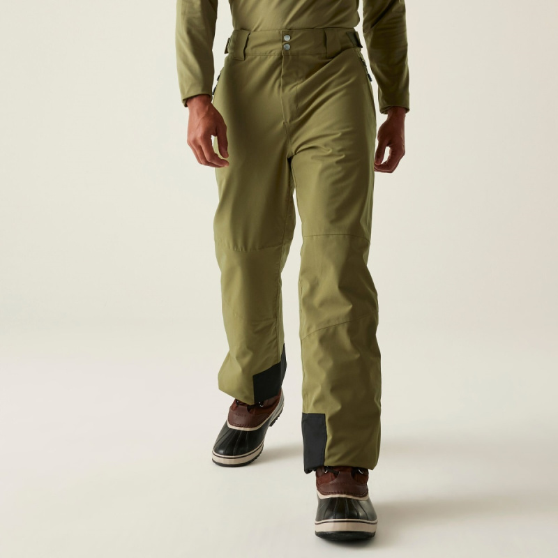 Pánské lyžařské kalhoty dare2b achieve ii khaki 8xl