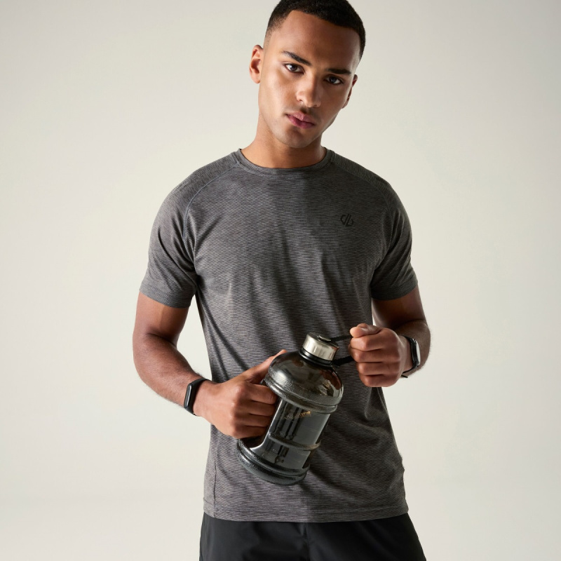 Pánské funkční tričko dare2b persist šedá xxl