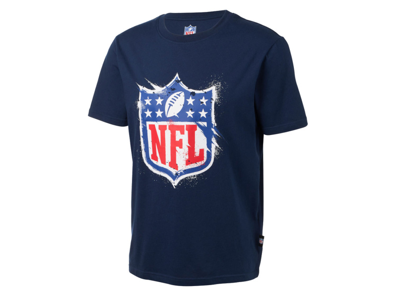 NFL Dámské / Pánské triko "Regular Fit" (Nfl logo / navy modrá, M)