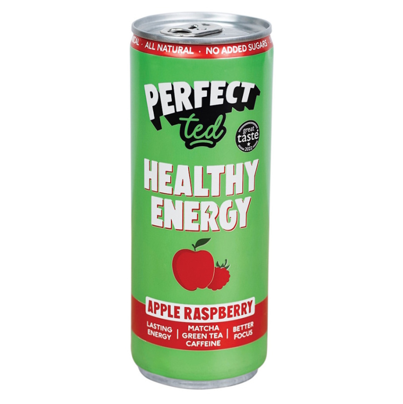 Healthy Matcha Energy Drink jablko a malina 250ml