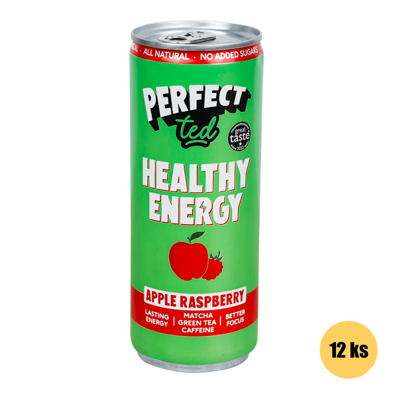 Healthy Matcha Energy Drink jablko a malina 250ml