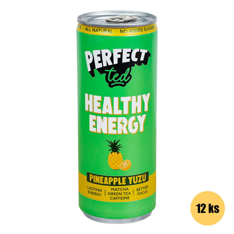 Healthy Matcha Energy Drink ananas a yuzu 250ml