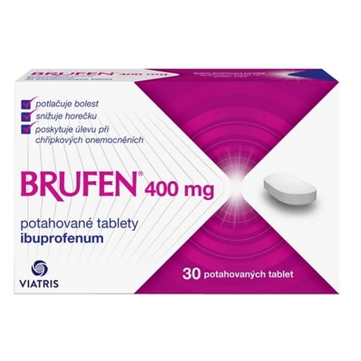 BRUFEN 400MG Potahovaná tableta 30