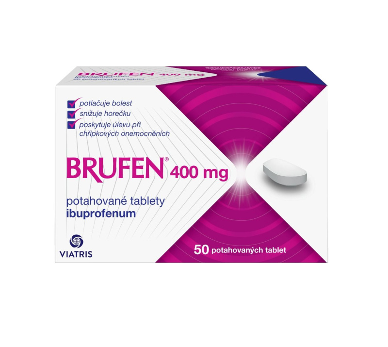 BRUFEN 400 mg 50 potahovaných tablet II