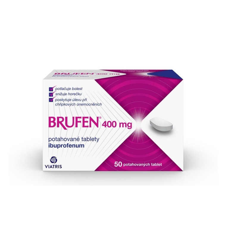 BRUFEN 400 mg 50 potahovaných tablet II