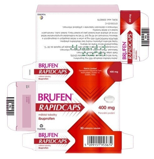 BRUFEN Rapidcaps 400mg 30 tobolek