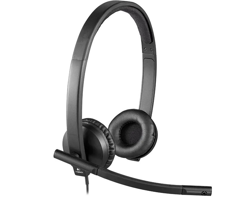 Logitech USB Headset H570e Stereo Černá