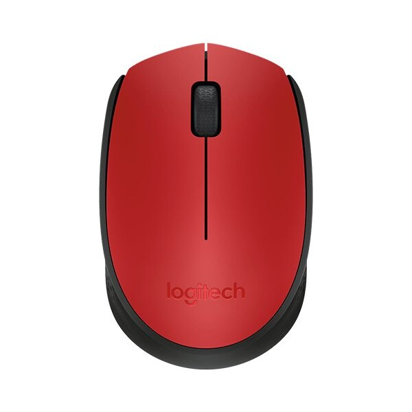 Logitech Wireless Mouse M171 červená