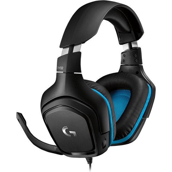 Logitech G432 7.1 Surround Sound Gaming Headset Černá