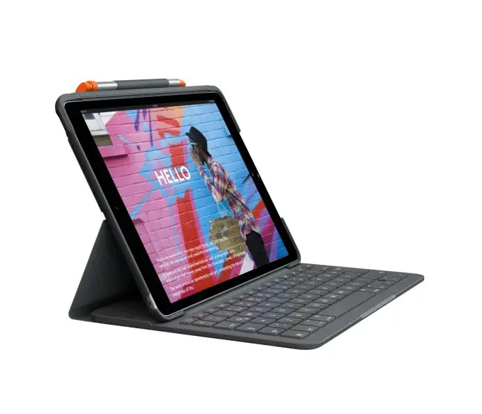 Logitech Slim Folio pouzdro s CZ klávesnicí iPad (7,8,9. generace)