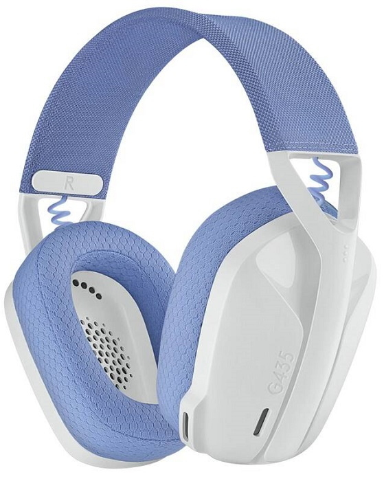 Logitech G435 LIGHTSPEED Wireless Gaming Headset Bílá