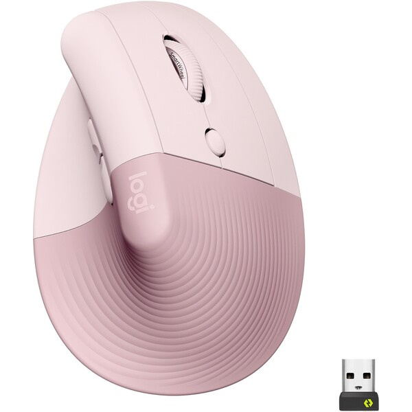 Logitech LIFT Right Vertical Ergonomic Mouse 910-006478 Růžová