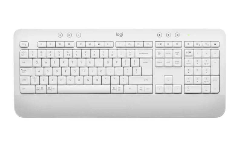 Logitech K650 - bezdrátová klávesnice - šedá