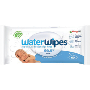 Waterwipes Vlhčené ubrousky bez obsahu plastů 60 ks