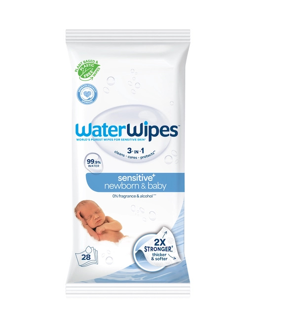 Vlhčené ubrousky WaterWipes Newborn & Baby 3v1 28 ks
