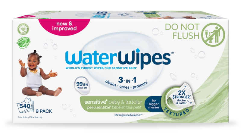 WaterWipes Baby Wipes Sopaberry 9 Pack dětské jemné vlhčené ubrousky 9x60 ks