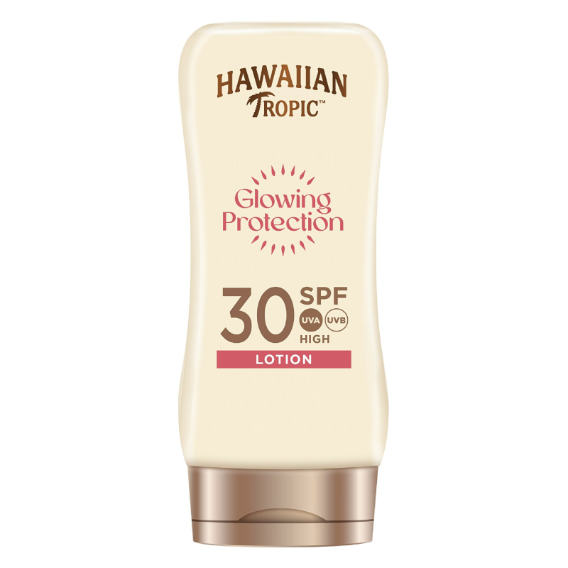 Hawaiian Tropic Glowing Protection Beautifully Sheer Finish mléko na opalování SPF 30 180 ml