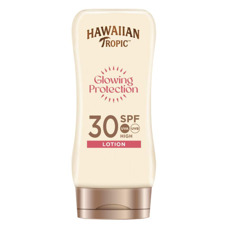 Hawaiian Tropic Glowing Protection Beautifully Sheer Finish mléko na opalování SPF 30 180 ml