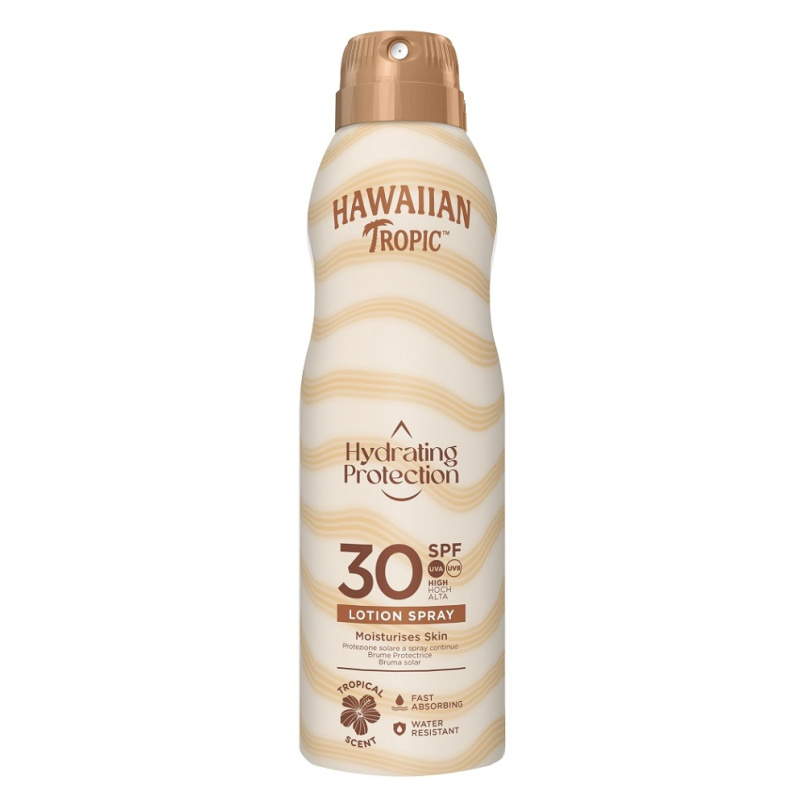 Hawaiian Tropic Hydrating Protection Lotion Spray opalovací sprej SPF 30 177 ml