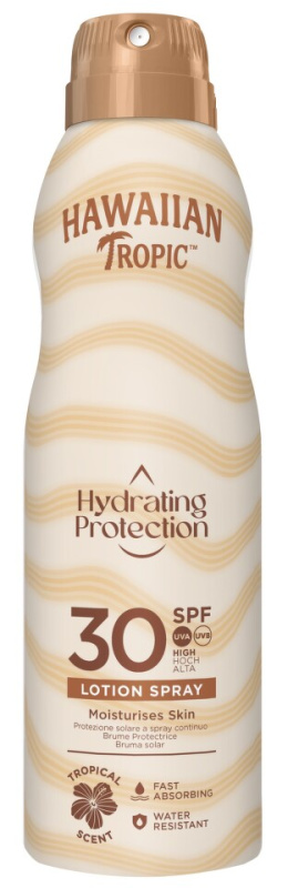 Hawaiian Tropic Hydrating Protection Lotion Spray opalovací sprej SPF 30 177 ml