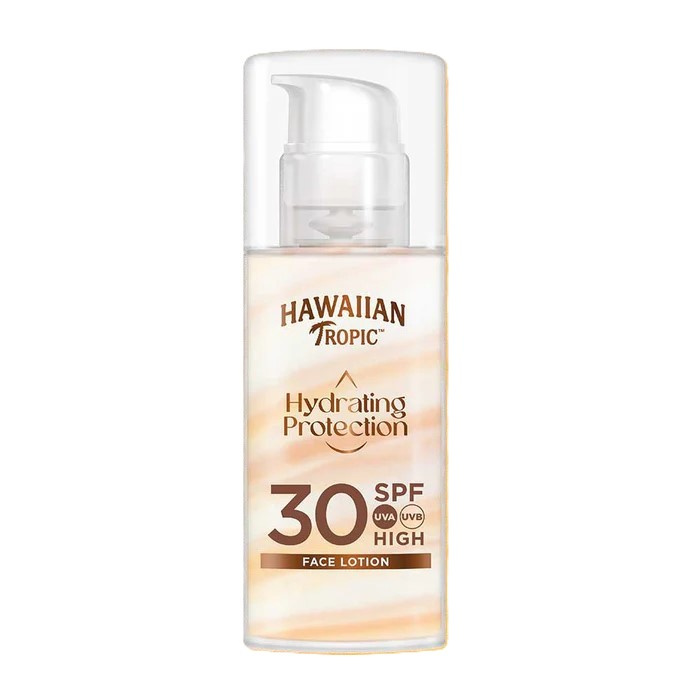 Hawaiian Tropic Hydrating Protection Face Lotion opalovací krém na obličej SPF 30 50 ml