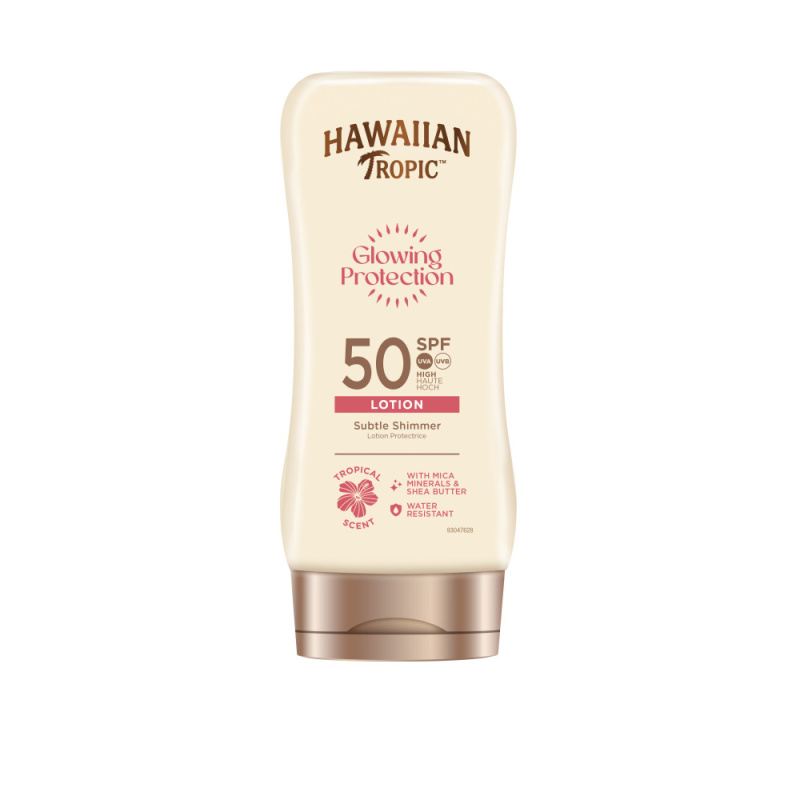 Hawaiian Tropic Glowing Protection Sunscreen Lotion mléko na opalování SPF 50 170 ml