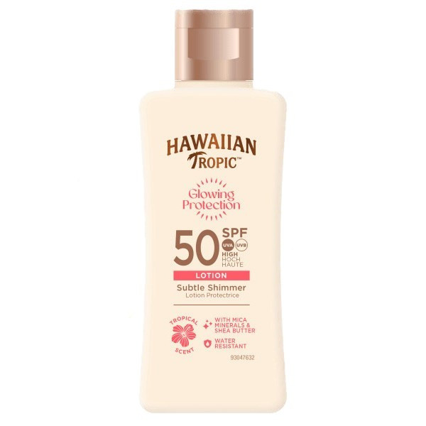 Hawaiian Tropic Glowing Protection Sunscreen Lotion mléko na opalování SPF 50 75 ml