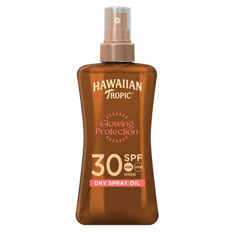 Hawaiian Tropic Glowing Protection transparentní mlha na opalování SPF 30 200 ml