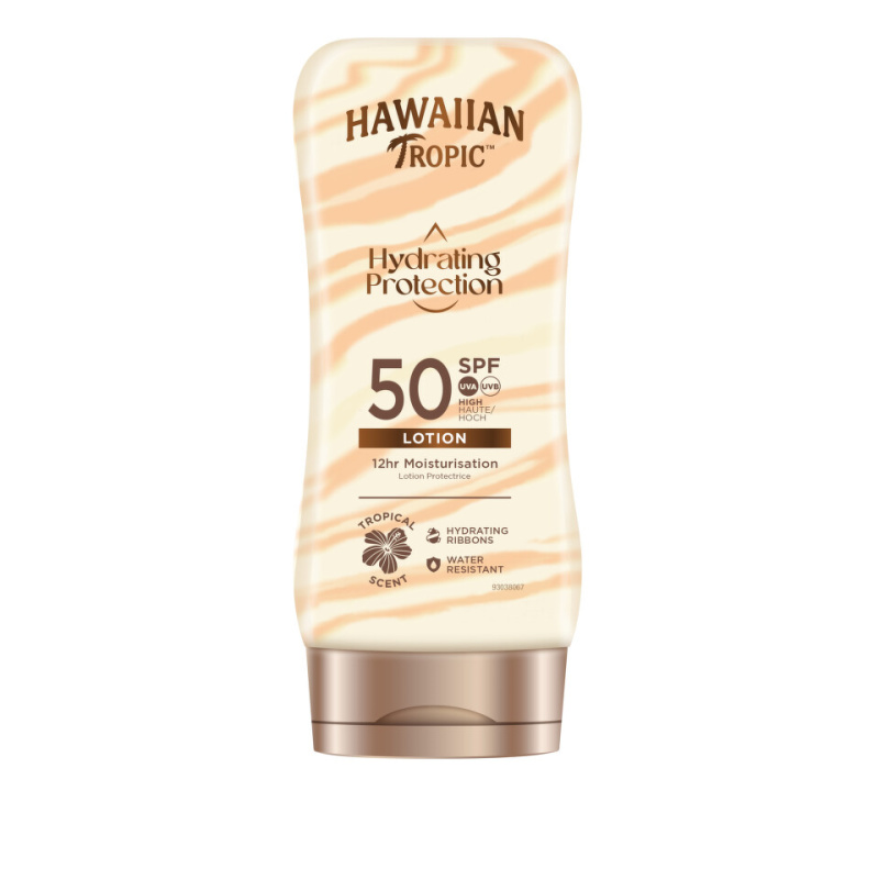 Hawaiian Tropic Hydrating Protection Lotion opalovací krém na tělo SPF 50 180 ml