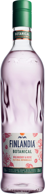 Finlandia Botanical Lesní ovoce a růže vodka 30% obj.