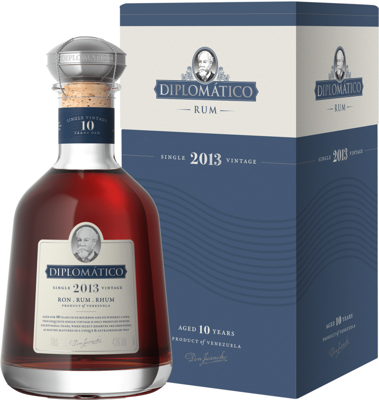 Diplomático Single Vintage 2013 43% 0,7l