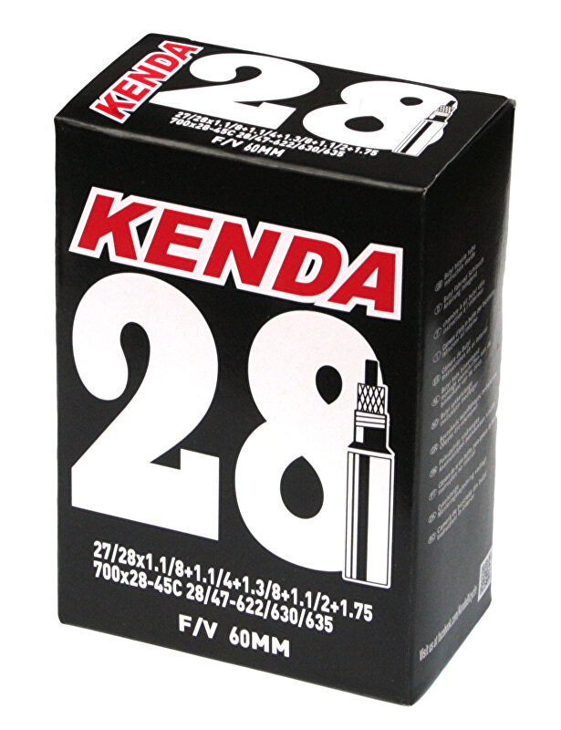 duše KENDA 700x28/45C (28/47-622/635) FV 60 mm Barva: ventil FV, Velikost: 28"